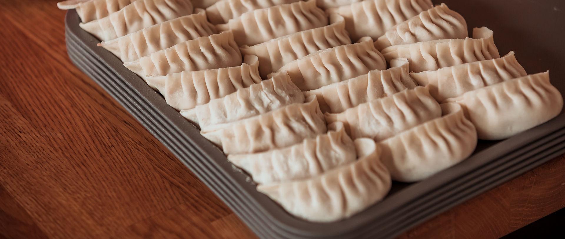 Hausgemachte Teigtaschen